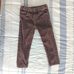 Zara Kids brown corduroy pants